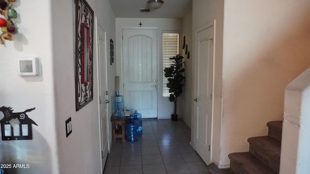 1309 W Park St, Phoenix, AZ 85041 - tiled foyer entrance with stairs and baseboards