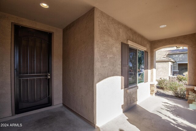 view of entrance to property