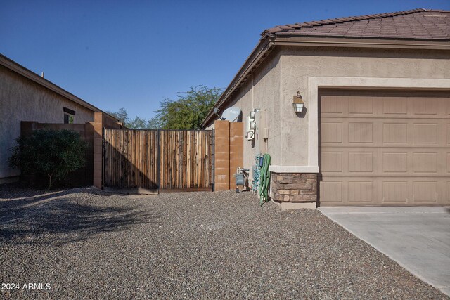 view of side of property