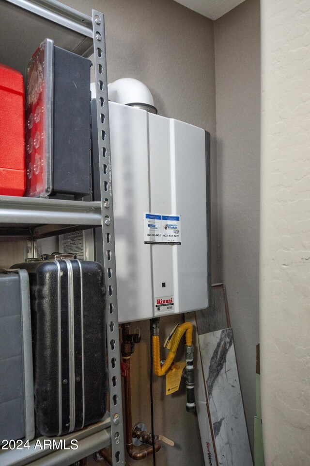 utilities with tankless water heater