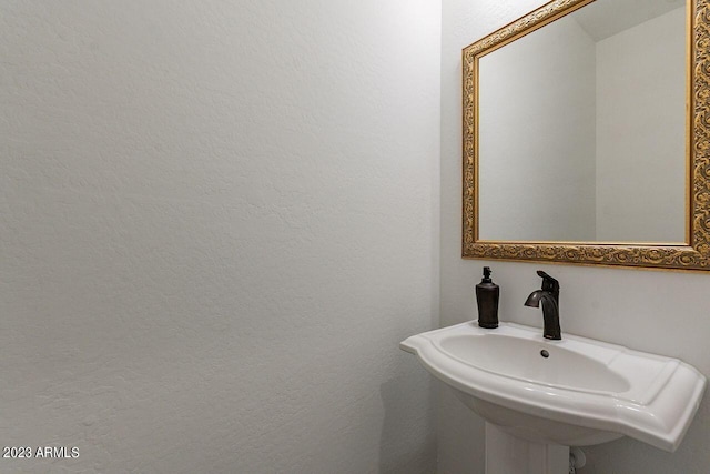 bathroom featuring a sink