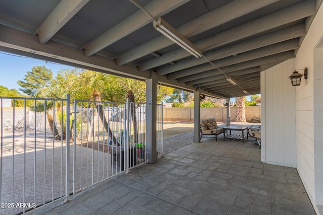 view of patio