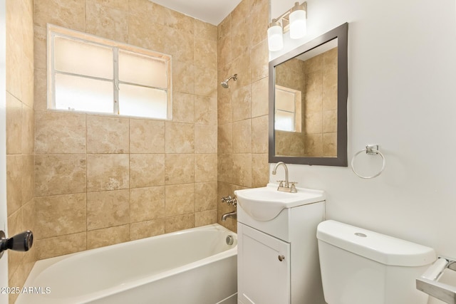 122 N 5th St, Avondale, AZ 85323 - bathroom featuring vanity, toilet, and tub / shower combination