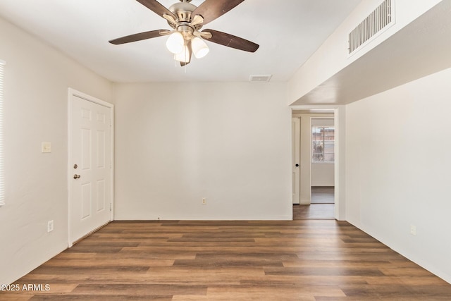122 N 5th St, Avondale, AZ 85323 - unfurnished room featuring wood finished floors and ceiling fan