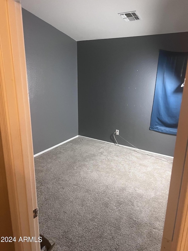 spare room with carpet