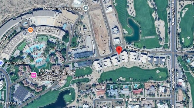 aerial map of property and surrounding area
