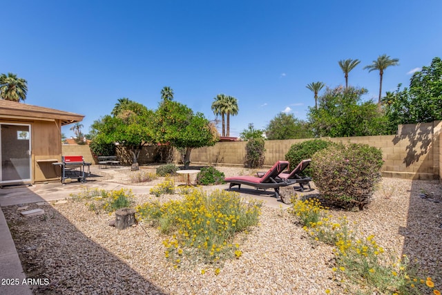 1012 E Wagon Wheel Dr, Phoenix, AZ 85020 - view of yard featuring a patio and a fenced backyard