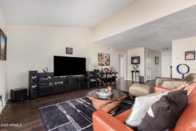 1012 E Wagon Wheel Dr, Phoenix, AZ 85020 - living room with wood finished floors, visible vents, and baseboards