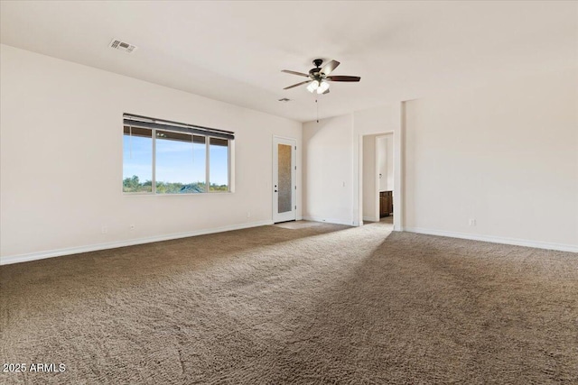 1623 E Hidalgo St, Apache Junction, AZ 85119 - spare room with ceiling fan and carpet floors