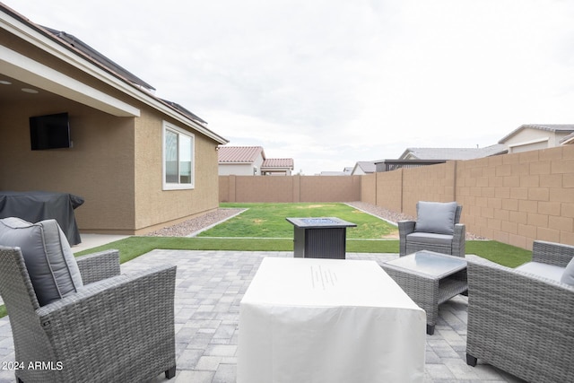 view of patio / terrace with outdoor lounge area