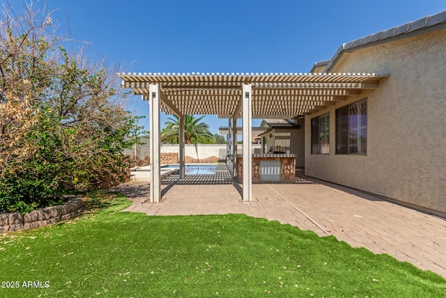 8256 W Bloomfield Rd, Peoria, AZ 85381 - view of patio featuring a pergola