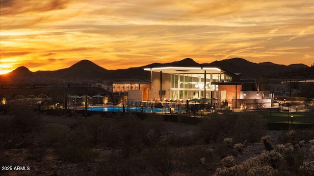 32487 N 122nd Ave, Peoria, AZ 85383 - back of property with a mountain view
