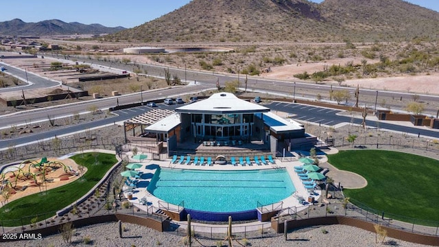 32487 N 122nd Ave, Peoria, AZ 85383 - community pool featuring a mountain view