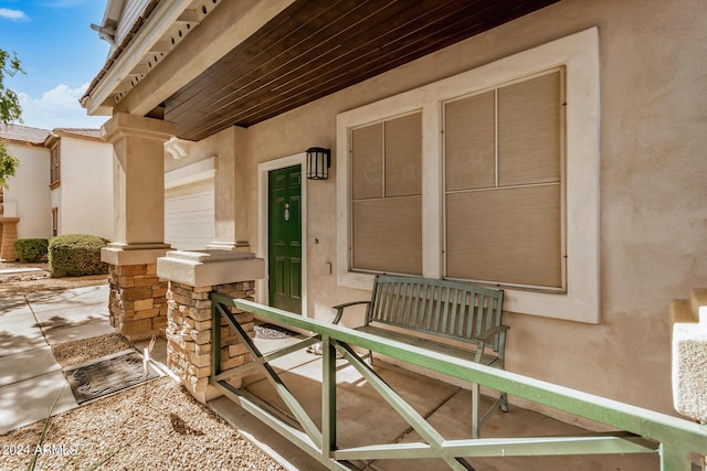 view of patio / terrace featuring a porch