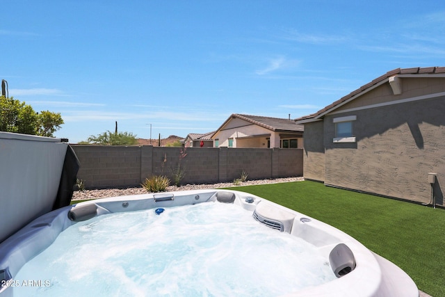 29339 N 135th Dr, Peoria, AZ 85383 - view of yard featuring a hot tub