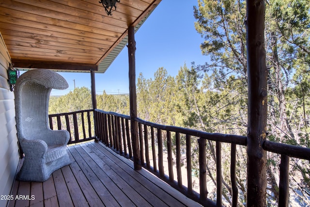 8455 Ridge Dr, Show Low, AZ 85901 - view of deck