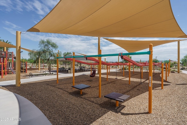 view of communal playground