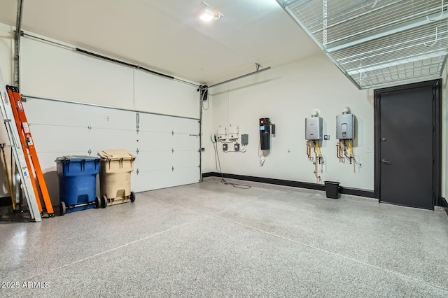 28609 N Cottonwood Basin Dr, Rio Verde, AZ 85263 - garage with a central vacuum unit and tankless water heater