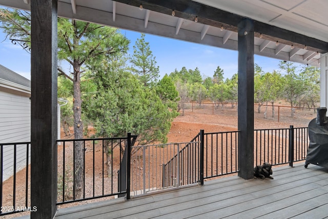 1305 N 22nd Ave, Show Low, AZ 85901 - view of wooden deck