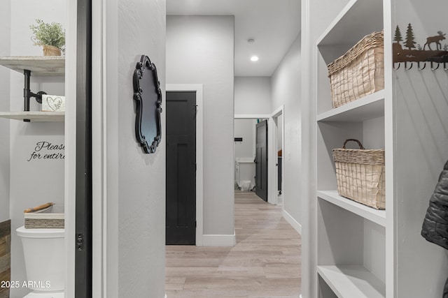 1305 N 22nd Ave, Show Low, AZ 85901 - hallway with wood finished floors and recessed lighting