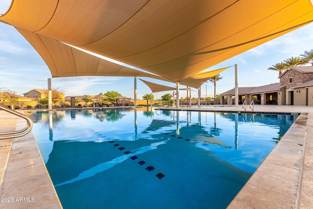 view of pool