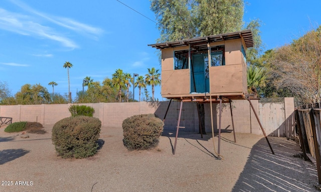 view of rear view of property