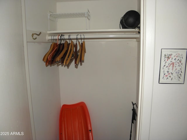 view of closet