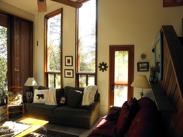 view of living room