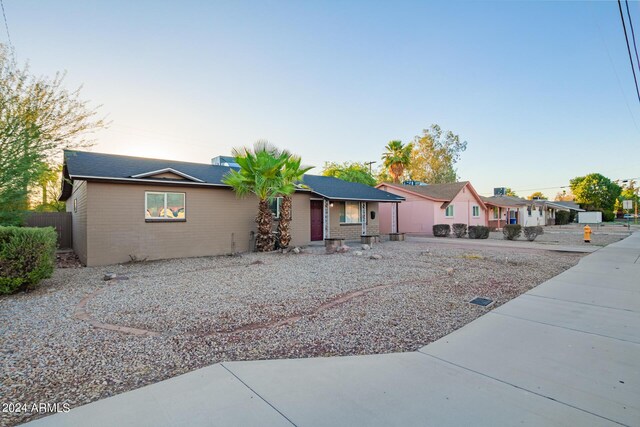 view of ranch-style home