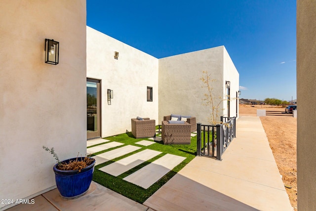 23008 E Galveston St, Mesa, AZ 85212 - view of patio / terrace with outdoor lounge area