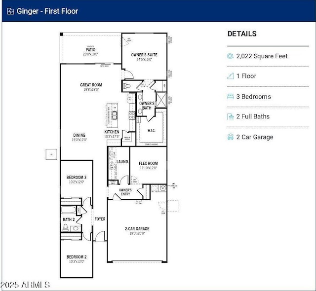 24223 W Illini St, Buckeye, AZ 85326 - view of property floor plan