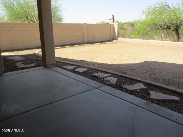 32020 N 23rd Ave, Phoenix, AZ 85085 - view of patio with a fenced backyard