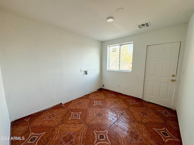 view of tiled empty room