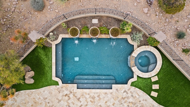 view of pool