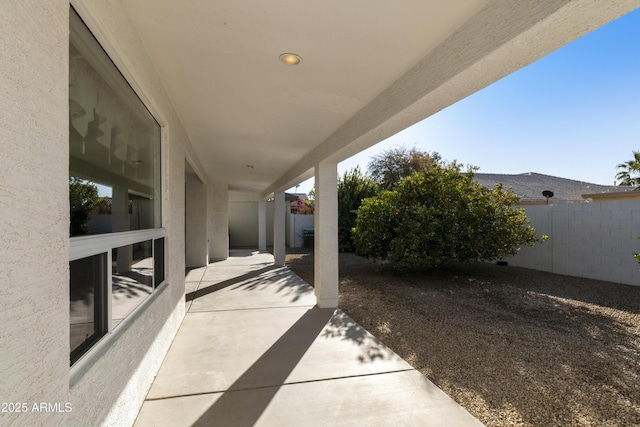 view of patio