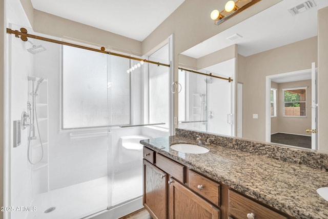 11318 W Monte Vista Rd, Avondale, AZ 85392 - full bathroom featuring vanity and a stall shower