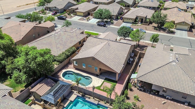 11318 W Monte Vista Rd, Avondale, AZ 85392 - aerial view of residential area with a pool area