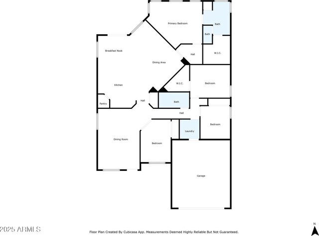 11318 W Monte Vista Rd, Avondale, AZ 85392 - view of home floor plan
