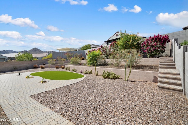 20644 W Mariposa St, Buckeye, AZ 85396 - fenced backyard featuring a patio area