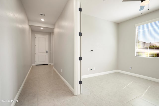 20644 W Mariposa St, Buckeye, AZ 85396 - hall with light tile patterned floors, recessed lighting, and baseboards