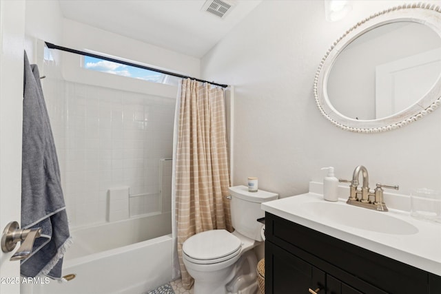 10252 E Butherus Dr, Scottsdale, AZ 85255 - bathroom featuring shower / tub combo with curtain and vanity