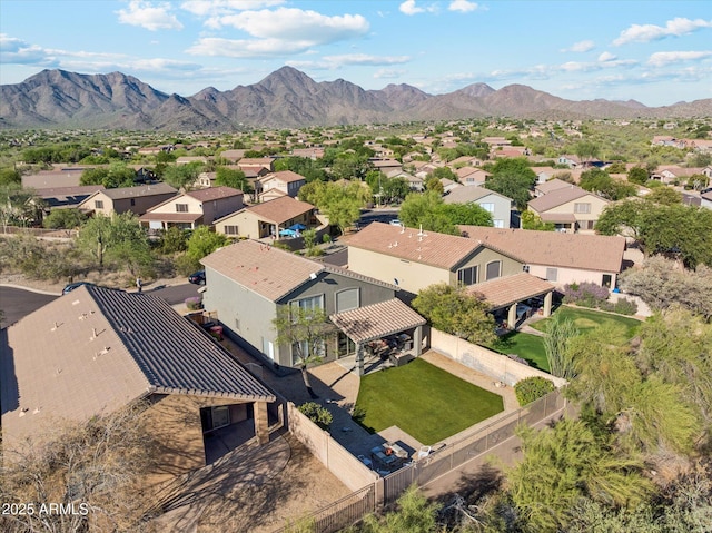 10252 E Butherus Dr, Scottsdale, AZ 85255 - aerial perspective of suburban area with a mountainous background