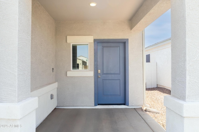 5269 E Gummite Dr, San Tan Valley, AZ 85143 - entrance to property featuring stucco siding