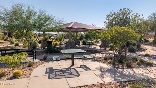 1567 W Camina Plata, San Tan Valley, AZ 85140 - view of patio / terrace with a gazebo