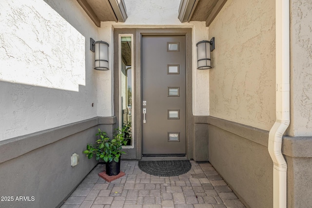 1567 W Camina Plata, San Tan Valley, AZ 85140 - view of exterior entry featuring stucco siding