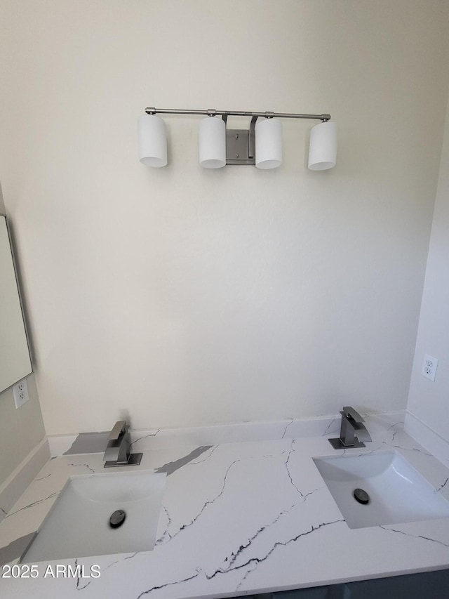 bathroom featuring sink