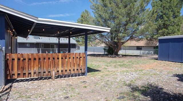 4905 E Horseshoe Ln, Cottonwood, AZ 86326 - view of yard featuring fence and a carport