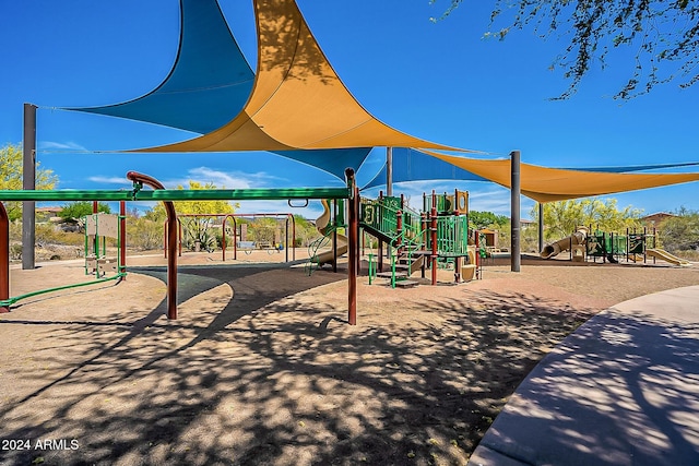 view of jungle gym