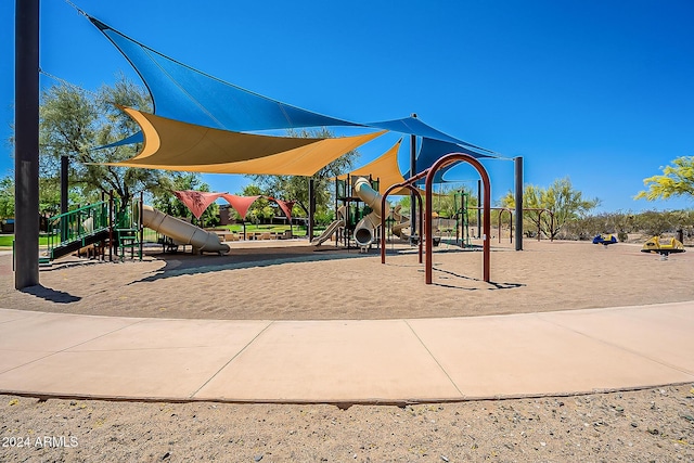 view of jungle gym