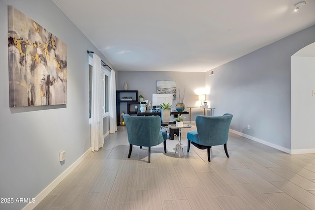 interior space featuring light wood-type flooring